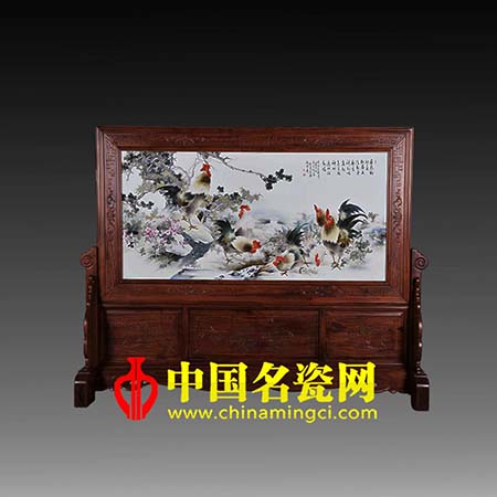 景德镇陶瓷艺术家 毛光辉 七雄图