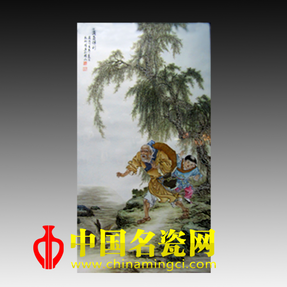 景德镇陶瓷艺术家魏柳杨作品渔翁得利