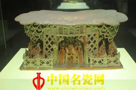 戏曲舞台人物纹枕