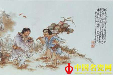 瓷器上和合二仙纹饰的美好寓意