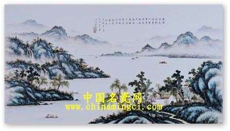 瓷上山水风情——无穷尽矣