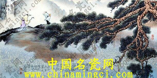 文人雅士，云集玉壶——江振声之人物画