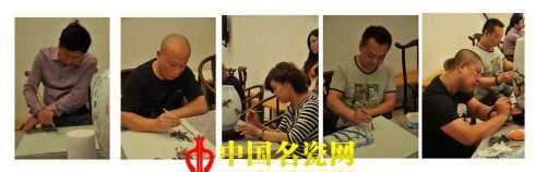 现场青花名家 纸上挥墨也潇洒