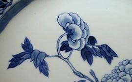 青花牡丹女&nbsp; 家学渊源深