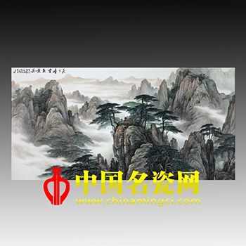 天下峰云数黄岳