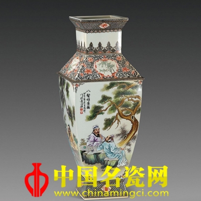 冯祥 仿古四方瓶