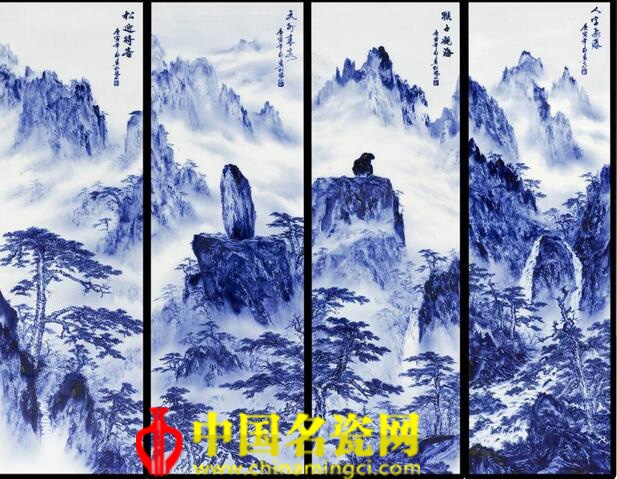 郑勇陶瓷：诗飘云雾外、画入烟雨中