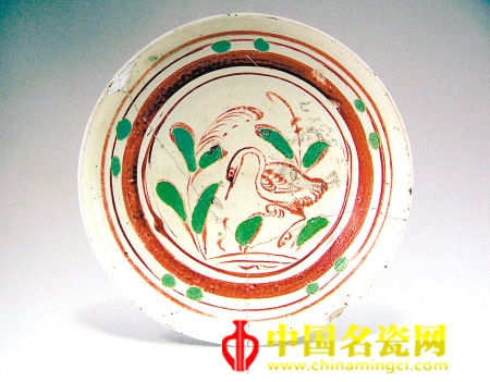 红绿彩瓷是金代创烧的珍贵瓷器品种