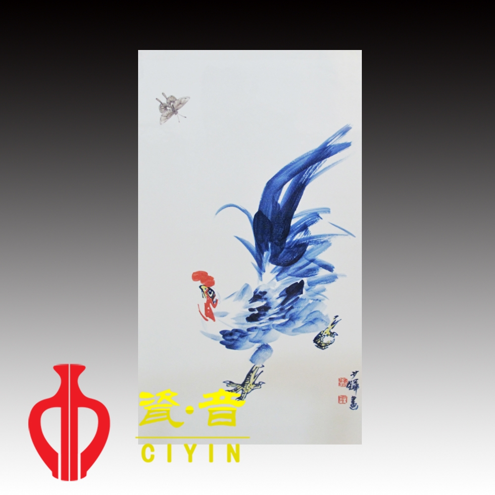 陶瓷画中的留白