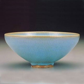 钧窑天蓝釉碗
