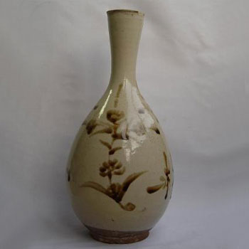 辽阳窑三彩塔式罐陶器