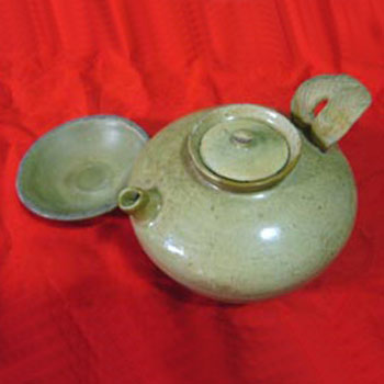 衡阳窑鱼尾壶及酒碗