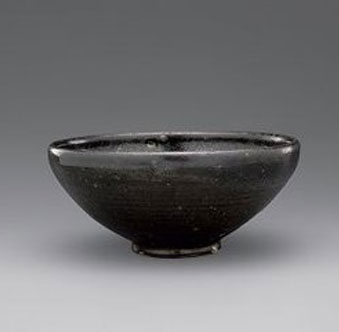 金代怀仁窑黑釉油滴碗