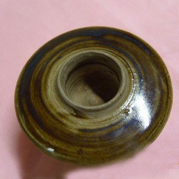 汨罗窑褐色釉豆