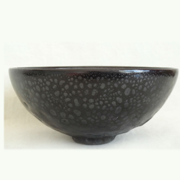 浑源窑黑釉油滴碗 